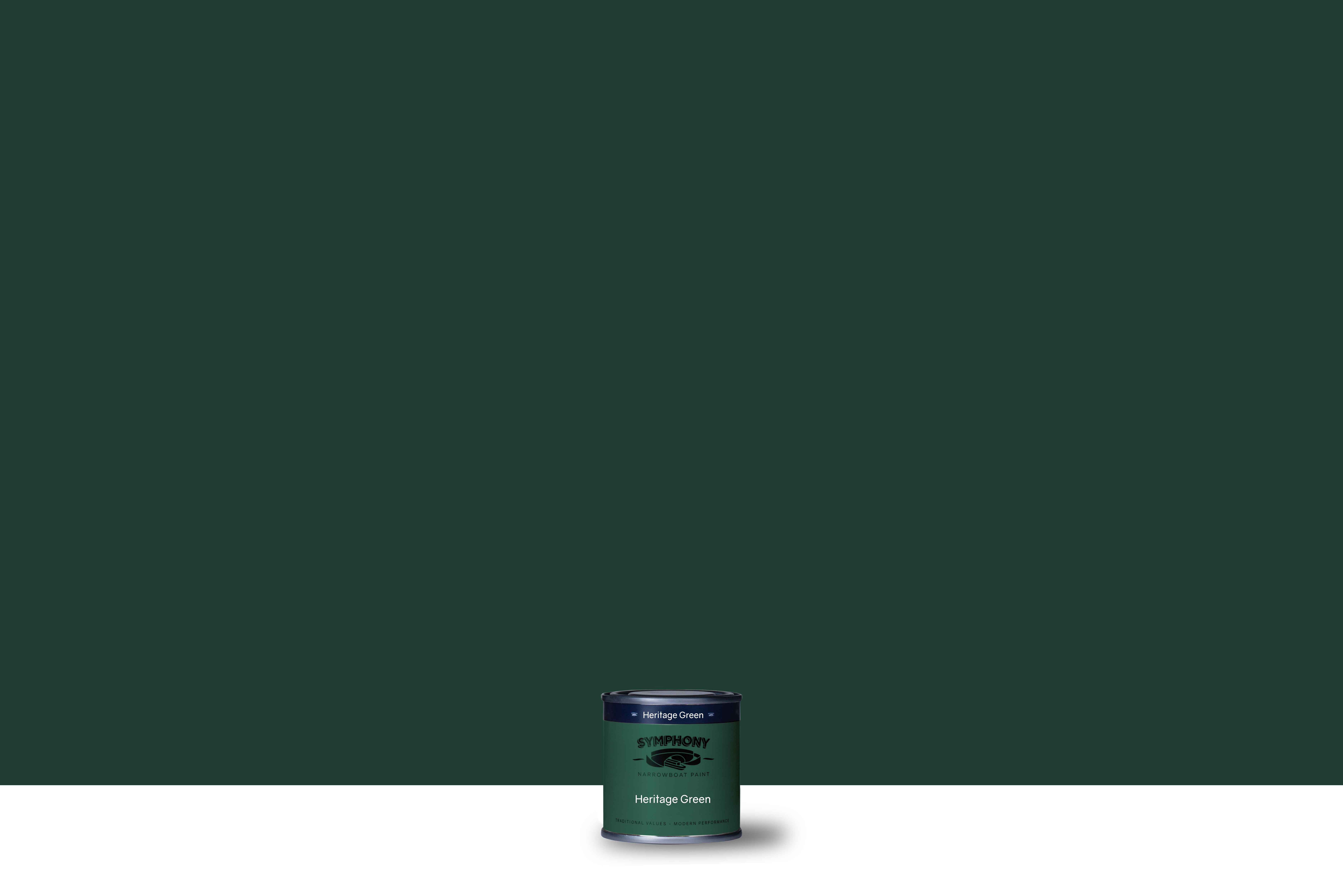 SAMPLE HERITAGE GREEN Symphony Narrowboat Paint